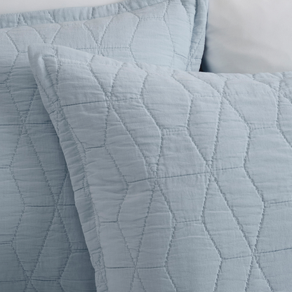 Mosaic Cotton Quilt & Shams Set