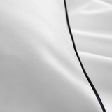 Turin Piped Edge Duvet Cover & Shams Set