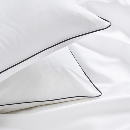 Turin Piped Edge Duvet Cover & Shams Set