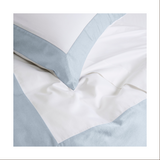 Reversible Color Block Sateen Shams Pair