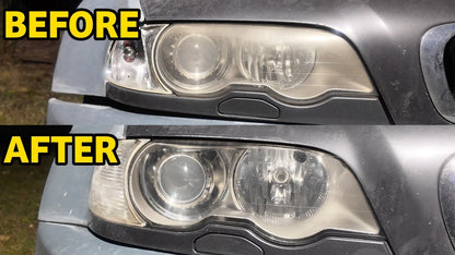 Nano Bond Ceramic Headlight Restoration Kit - No Power Tools Required - 3 Easy Steps