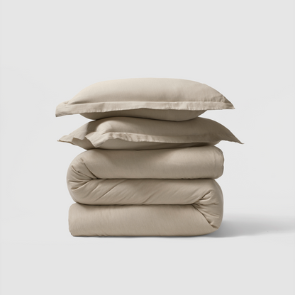 Cotton Cashmere Duvet Cover & Shams Set