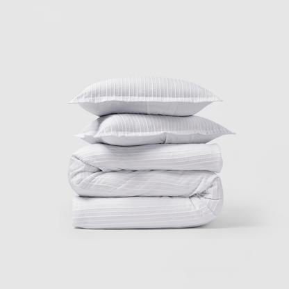 Mila Matelassé Duvet Cover & Shams Set