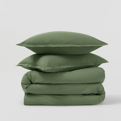 Percale Duvet Cover & Shams Set