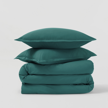 Percale Duvet Cover & Shams Set