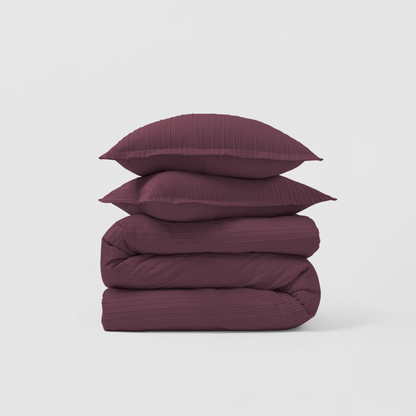 Mila Matelassé Duvet Cover & Shams Set
