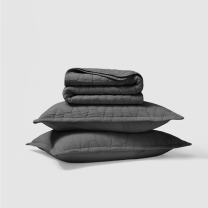 Mosaic Cotton Quilt & Shams Set