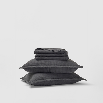 Four Layer Coverlet & Shams Set