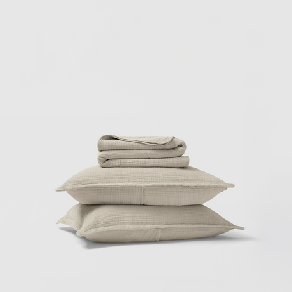 Four Layer Coverlet & Shams Set