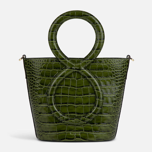Infinity Bag 26 XL - Green Embossed