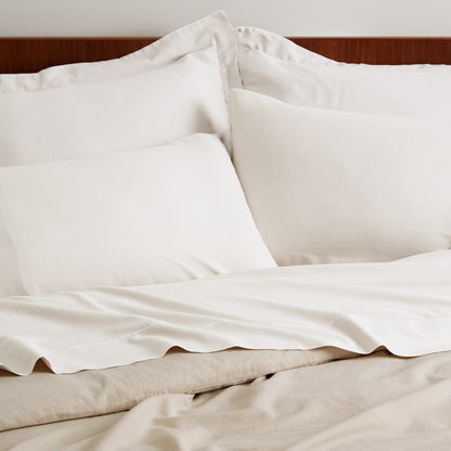 Cotton Cashmere Shams Pair