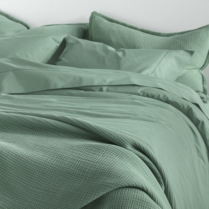 Percale Duvet Cover & Shams Set