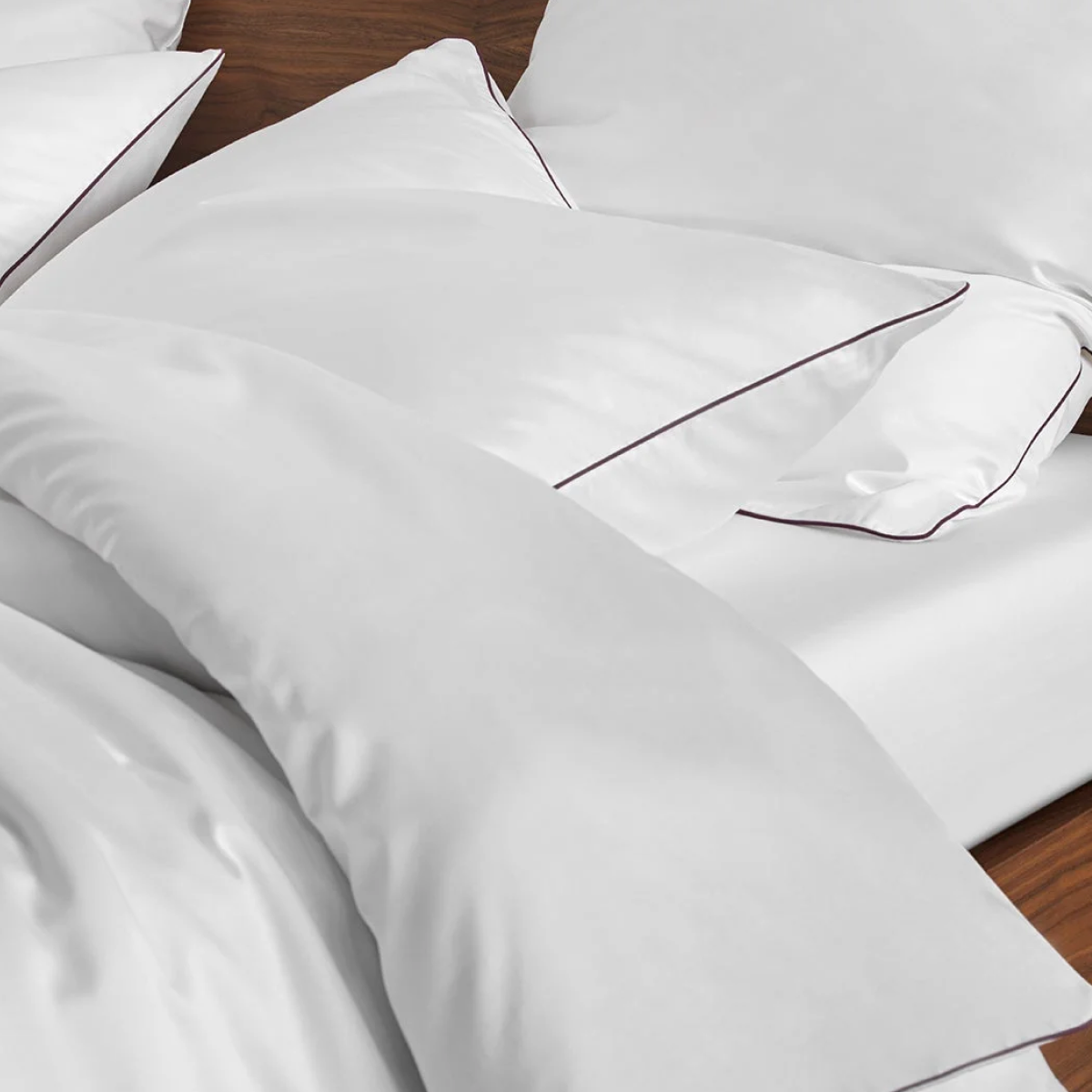 Turin Piped Edge Duvet Cover & Shams Set