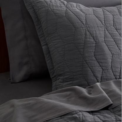 Mosaic Cotton Quilt & Shams Set