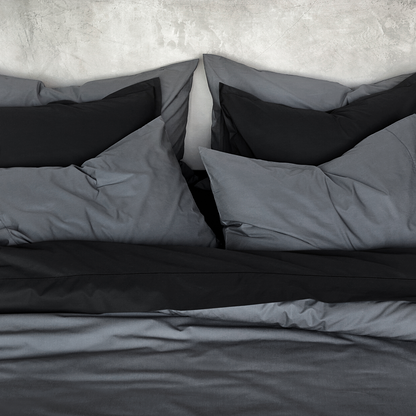 Percale Duvet Cover & Shams Set