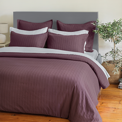 Mila Matelassé Duvet Cover & Shams Set