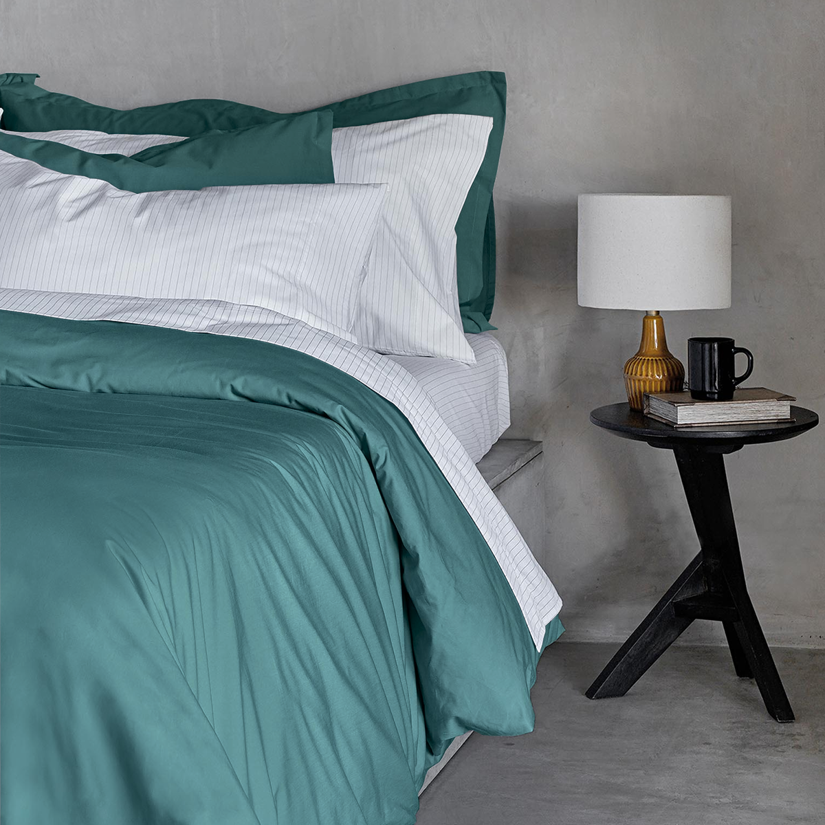 Percale Shams Pair