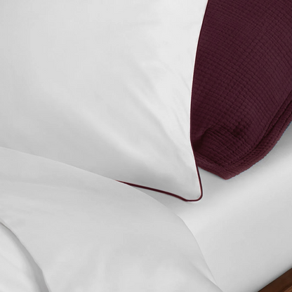 Turin Piped Edge Duvet Cover & Shams Set