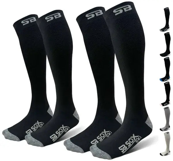 2-pair Merino Wool Ski Socks