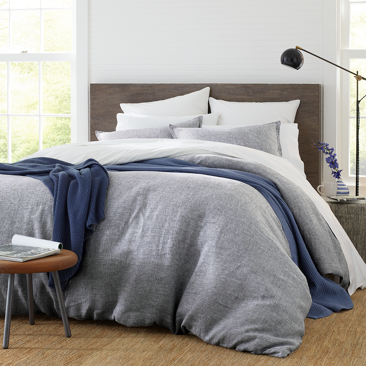 Linen Duvet Cover & Shams Set