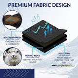 2-pair Merino Wool Ski Socks