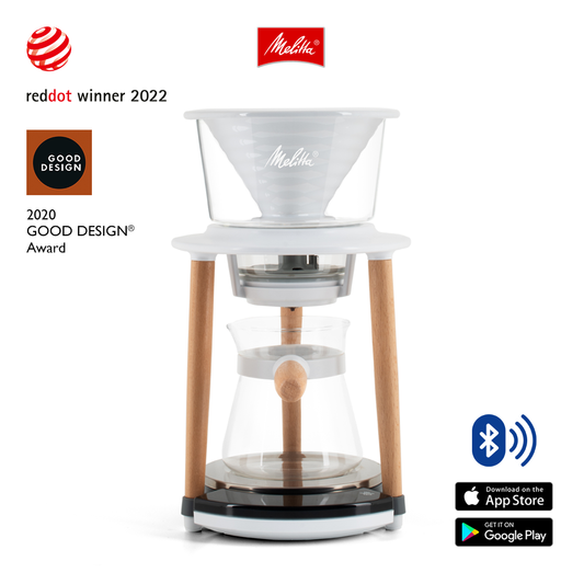 Melitta® SENZ V™ Pour-Over™ Connected Coffee System | Bluetooth | Wabilogic App | White