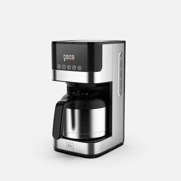 Melitta® Aroma Tocco™ 8-Cup Compact Drip Coffee Maker w/ Thermal Carafe | Touch Control Display
