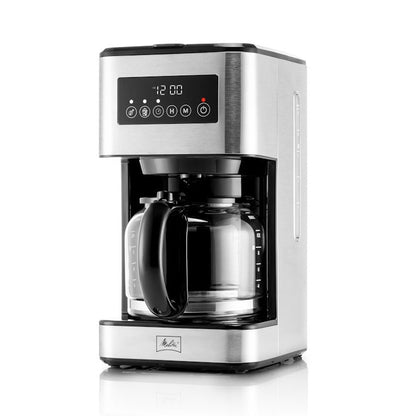 Melitta® Aroma Tocco™ Plus 12-Cup Iced Drip Coffee Maker w/ Glass Carafe | Programmable, Hot & Iced | Black