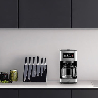 Melitta® Aroma Tocco™ Plus 12-Cup Iced Drip Coffee Maker w/ Glass Carafe | Programmable, Hot & Iced | Black