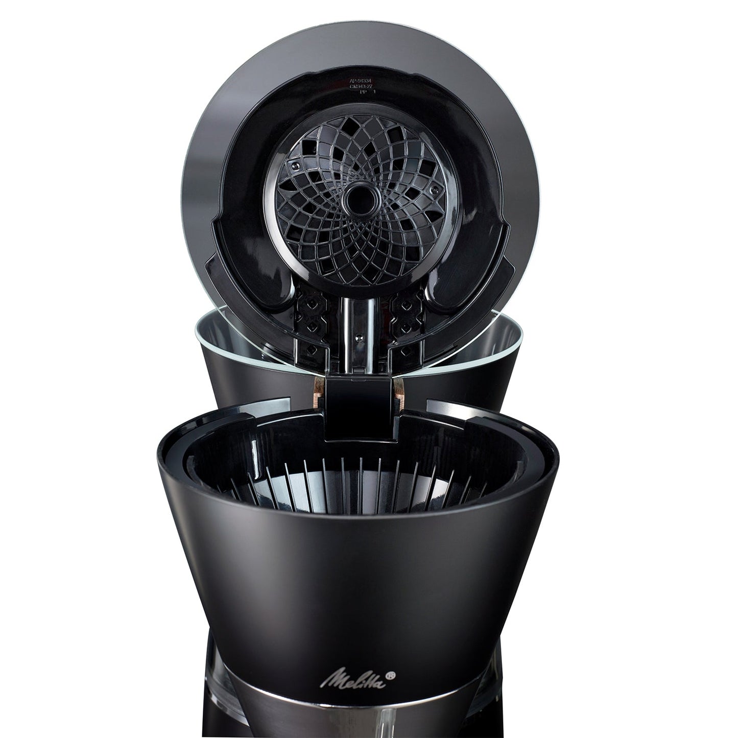 Melitta® Vision™ 12-Cup Luxe Drip Coffee Maker | Painted Black | Auto, Programmable