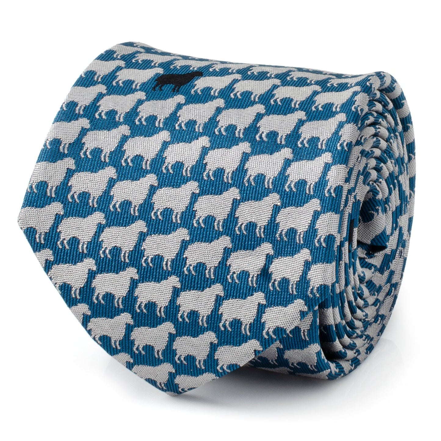 Black Sheep Blue Silk Men's Tie