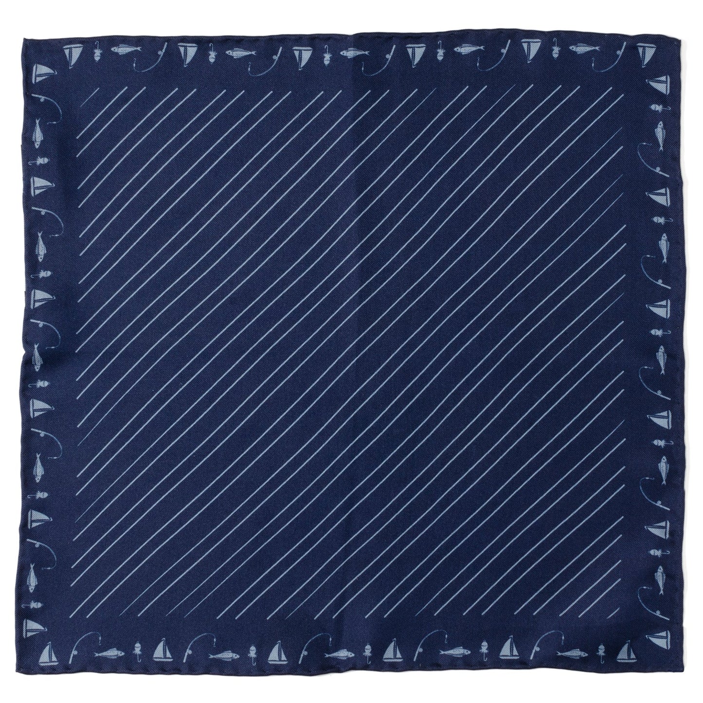 Nautical Blue Pocket Square