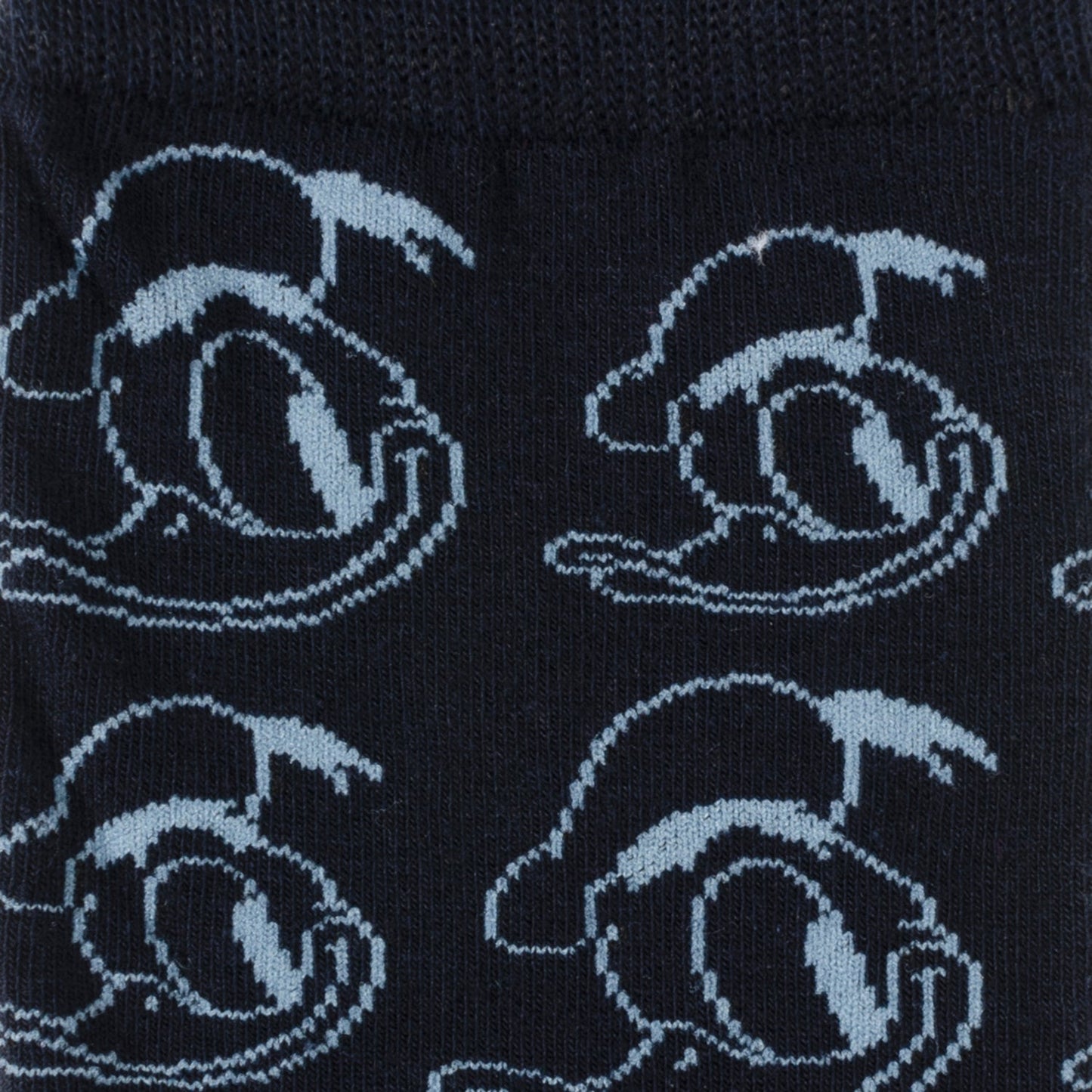 Donald Duck Patterned Blue Men's Socks