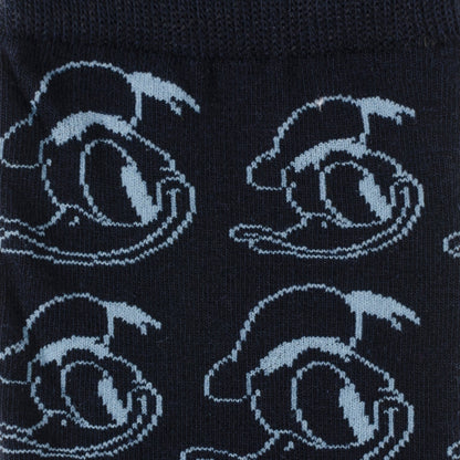 Donald Duck Patterned Blue Men's Socks