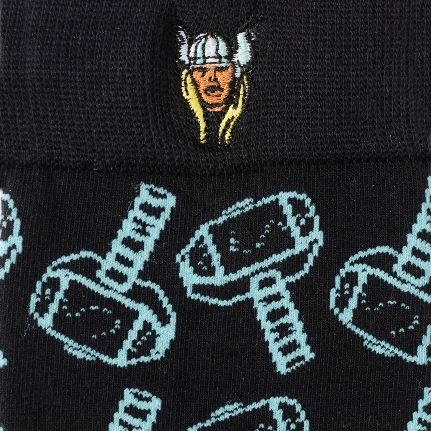 Thor Pattern Blue/Black Socks