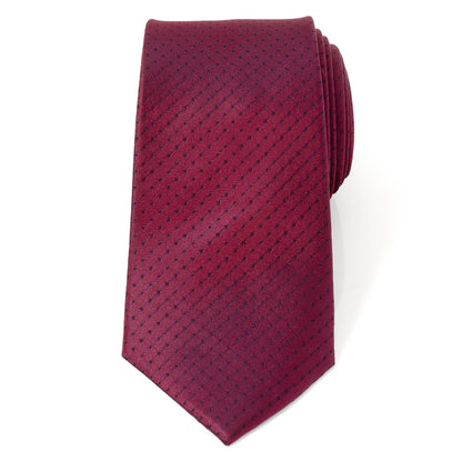 Red Pin Dot Men's Tie