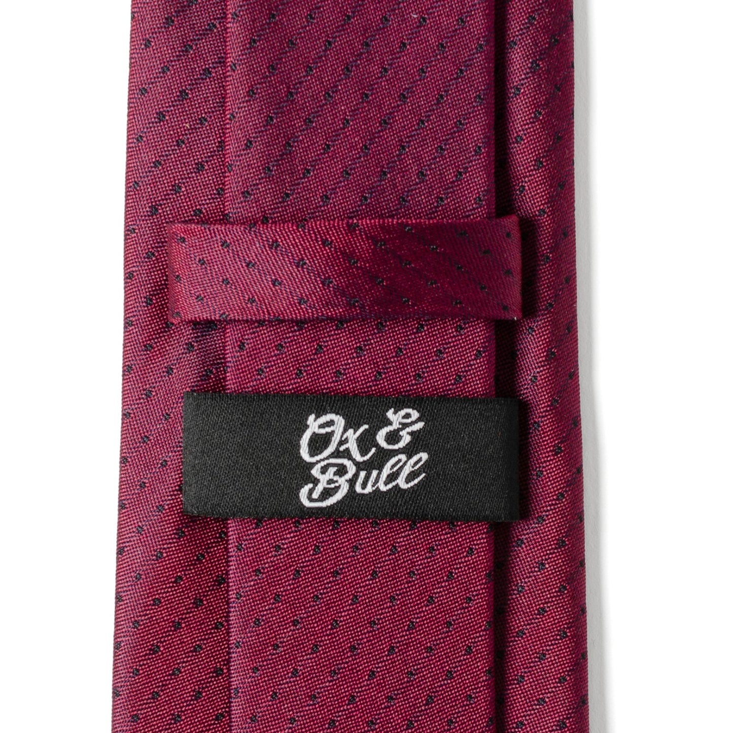 Red Pin Dot Men's Tie