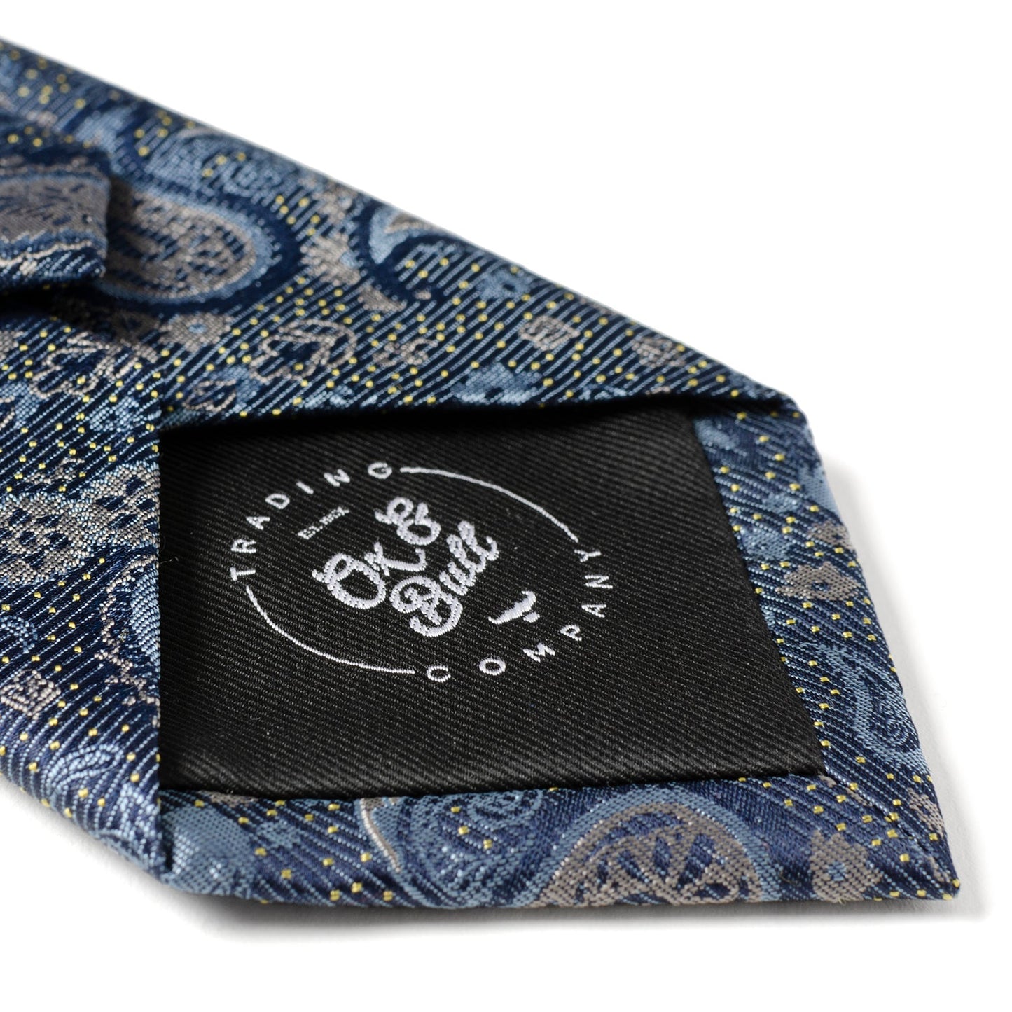 Blue & Gray Paisley Men's Tie