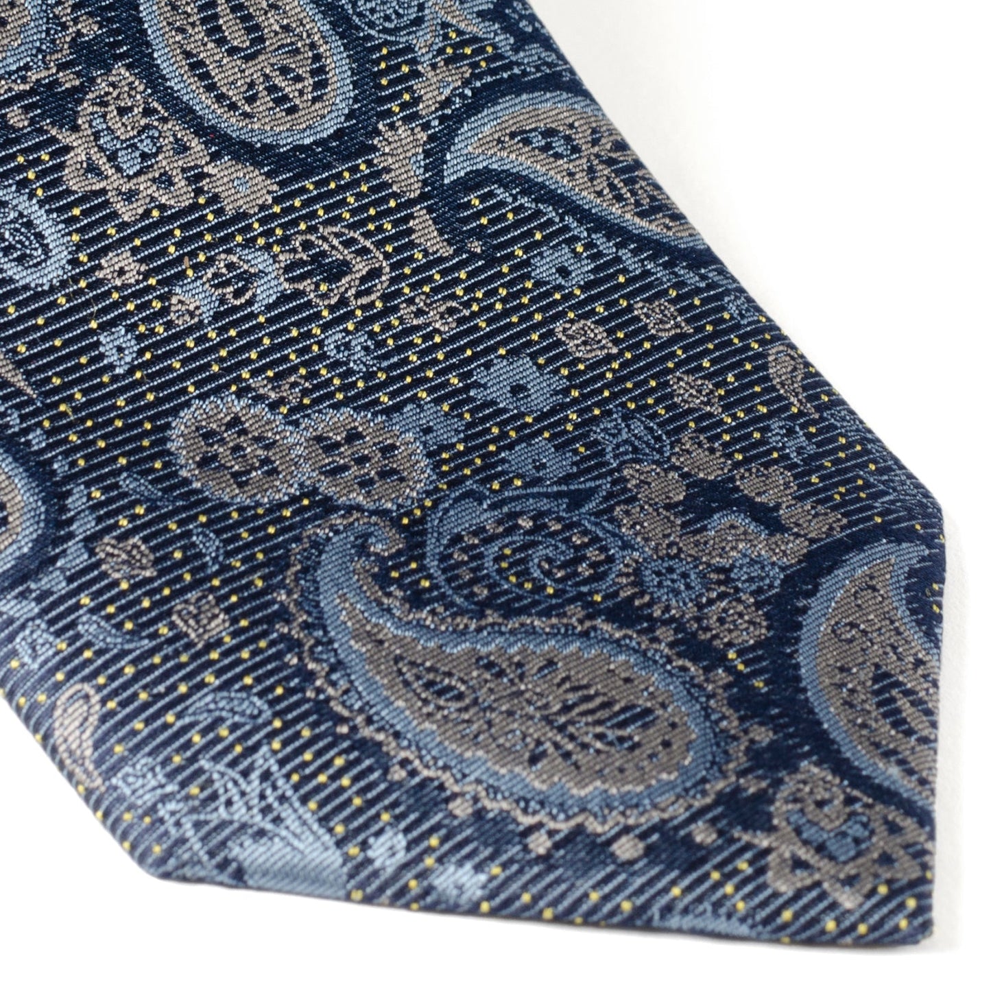 Blue & Gray Paisley Men's Tie