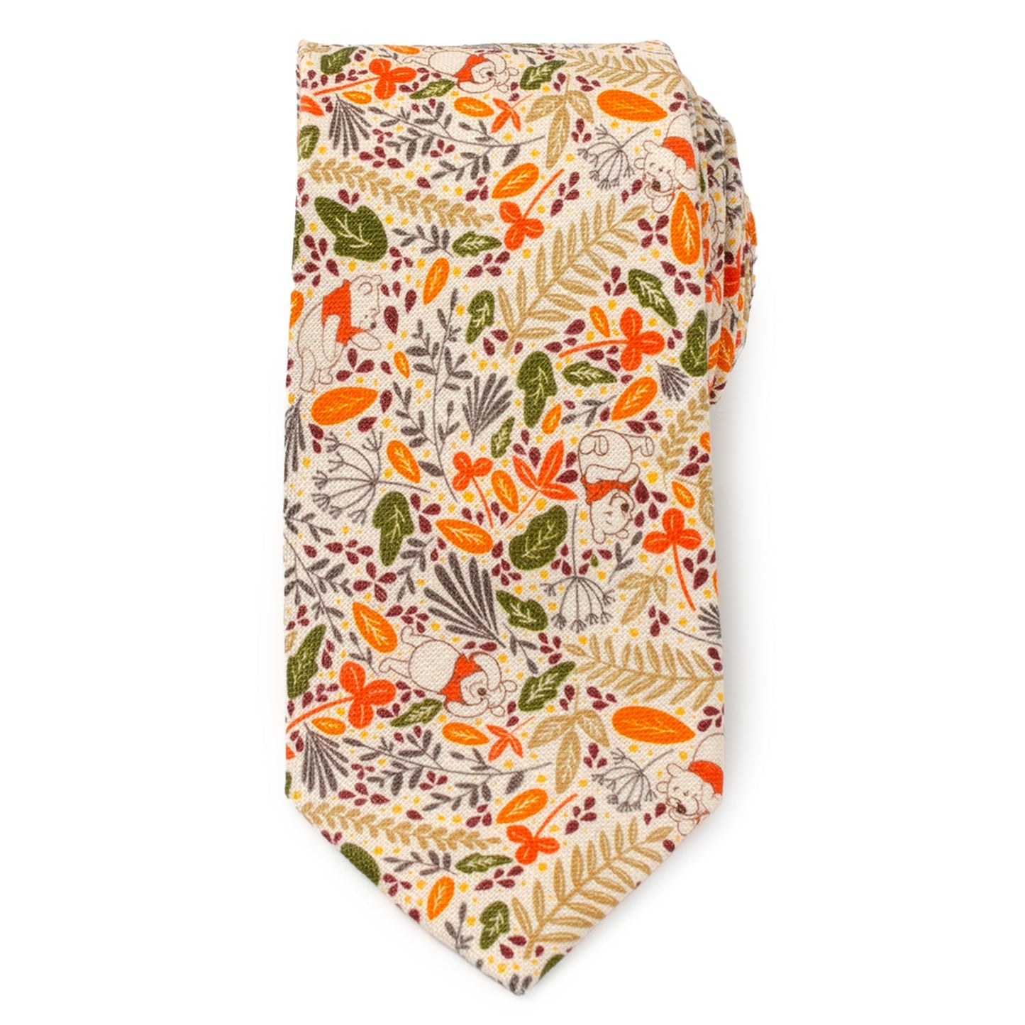 Winnie The Pooh Tan Patterned Men's Tie