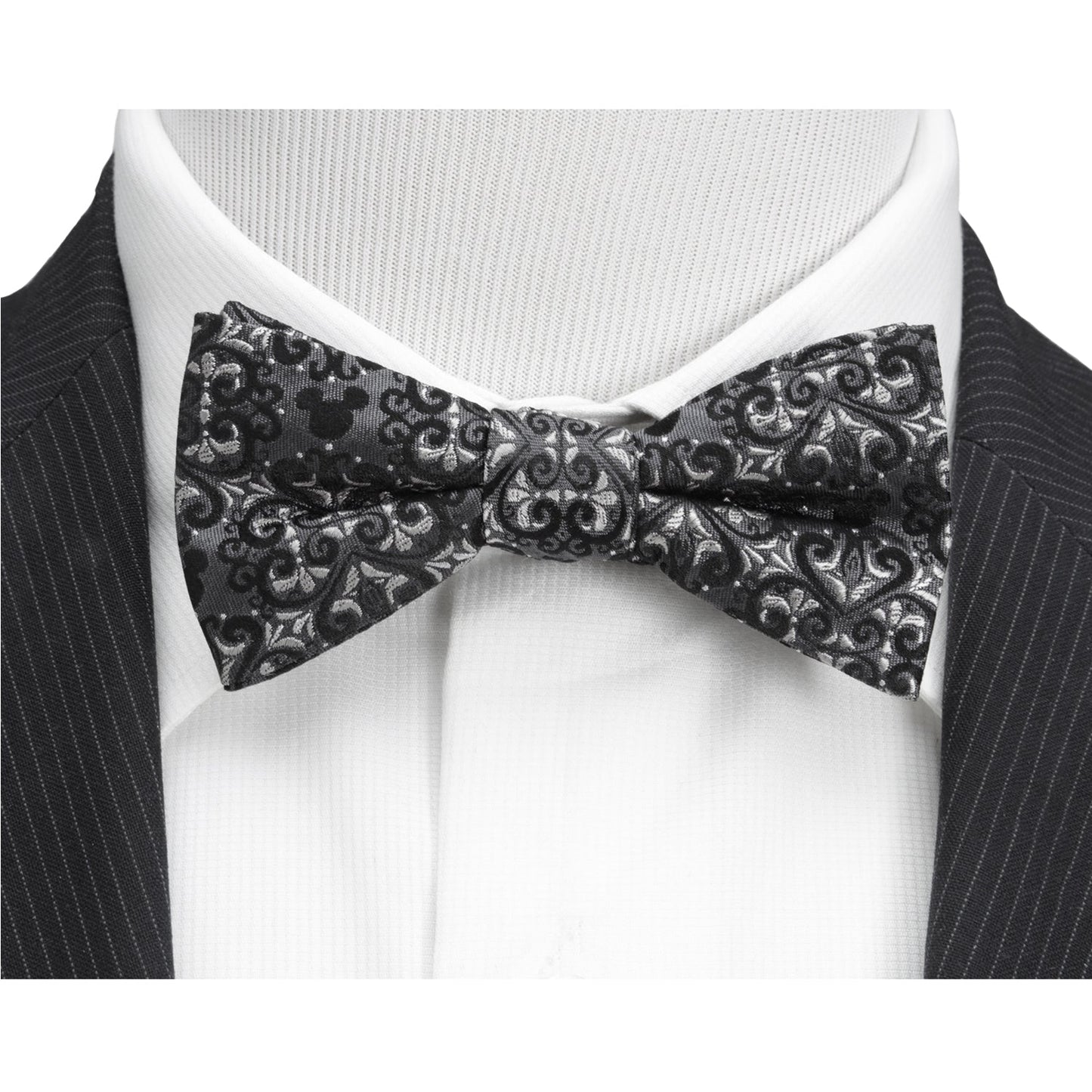 Mickey Mouse Damask Tile Bow Tie