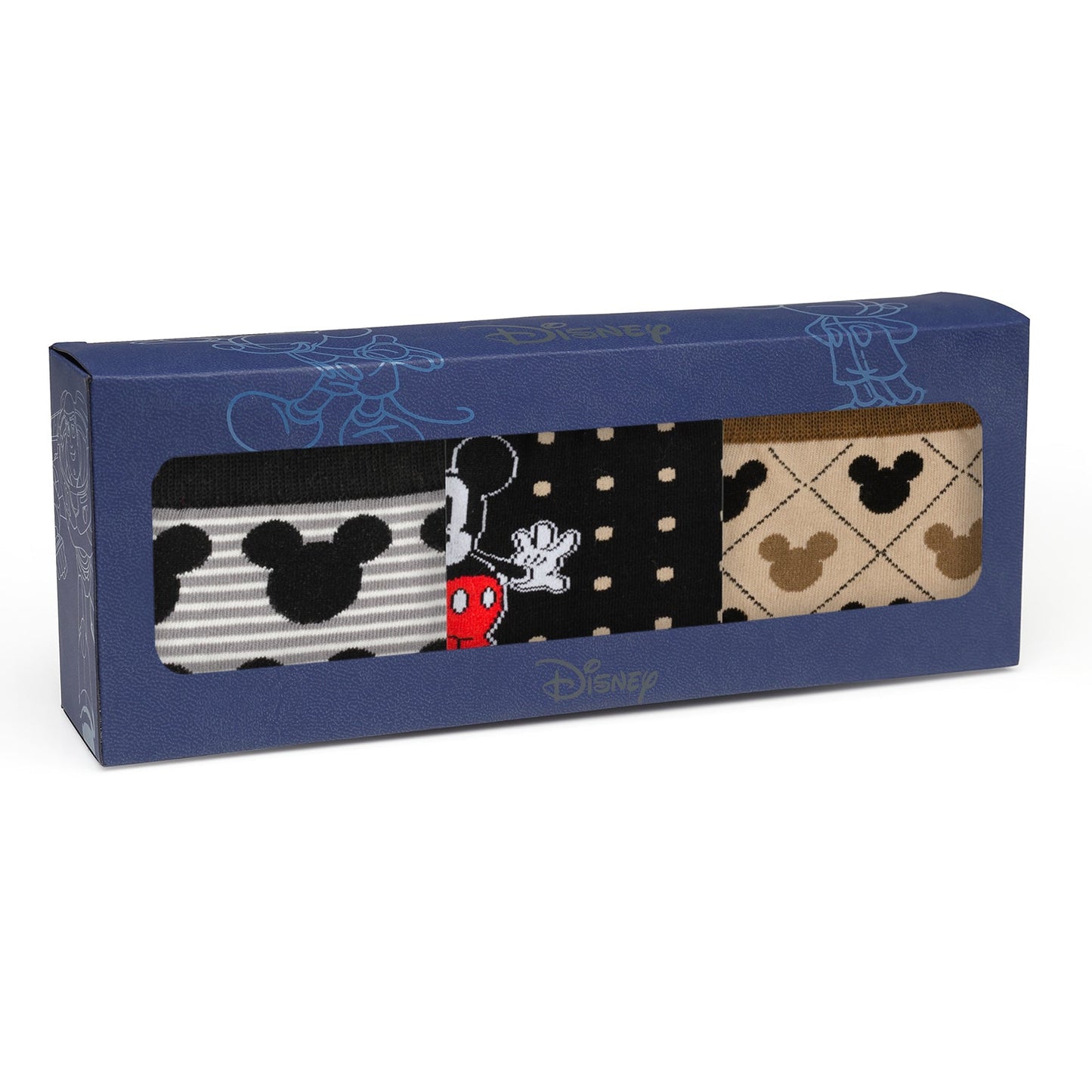 Mickey Mouse 3 Pair Sock Gift Set