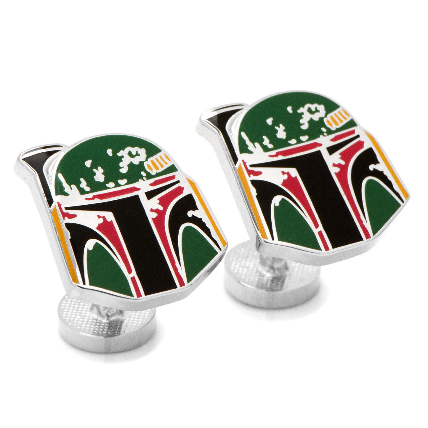 Boba Fett Distressed Helmet Cufflinks