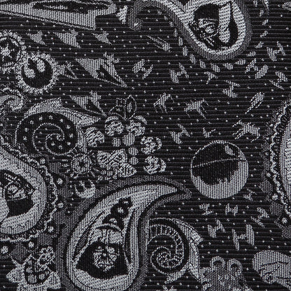 Vader Paisley Black and White Men's Tie