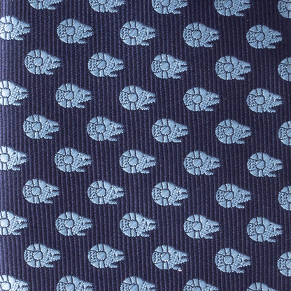 Millennium Falcon Blue Tonal Mens Tie