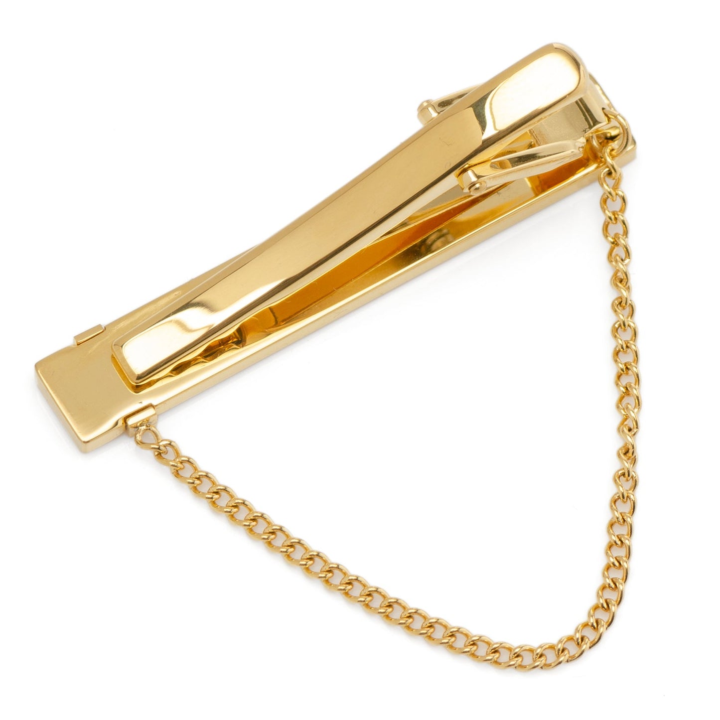 Stainless Steel Gold Chain Tie Clip