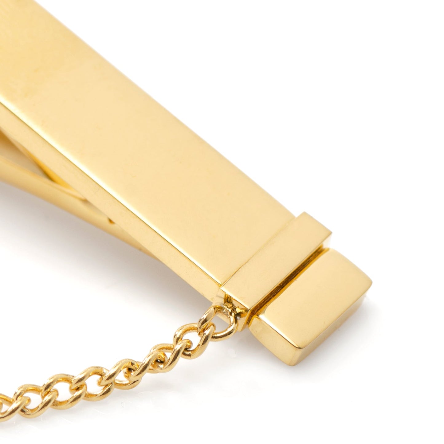 Stainless Steel Gold Chain Tie Clip