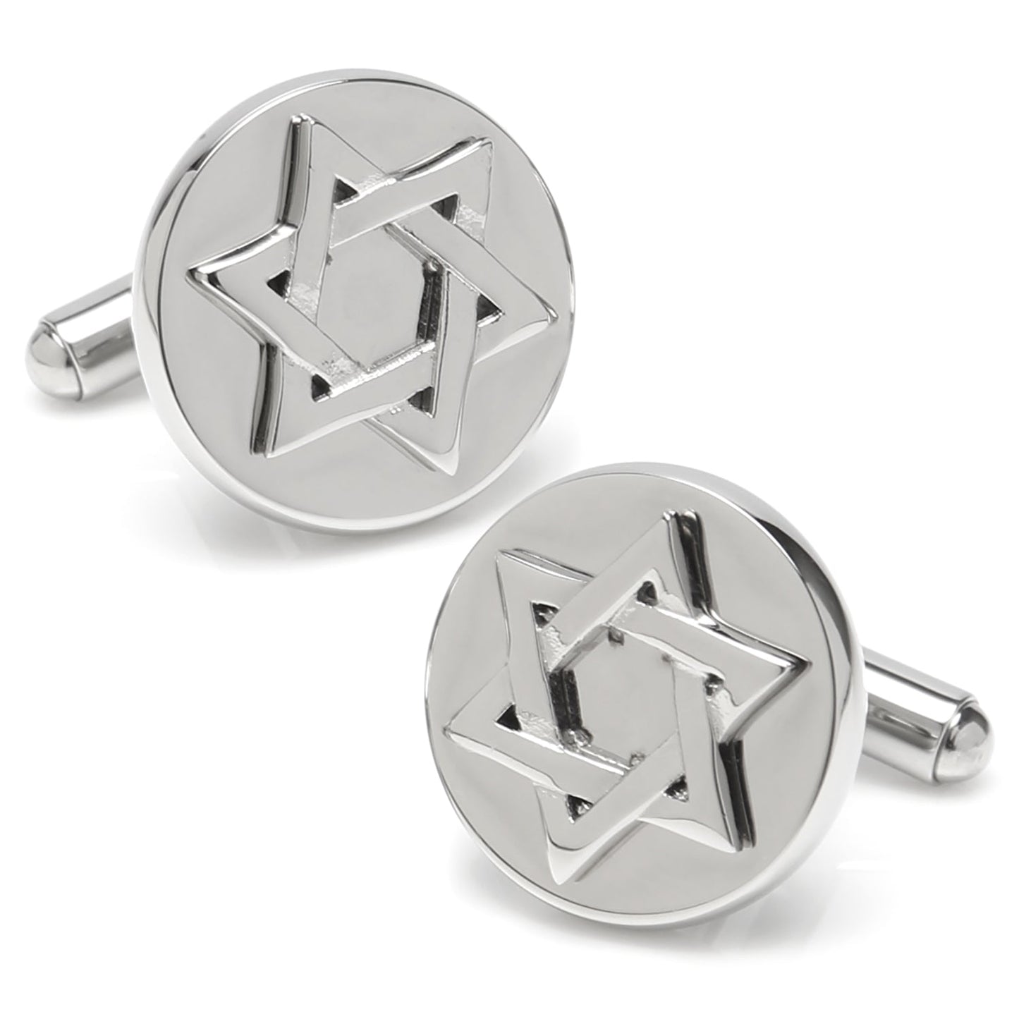 Star of David Stainless Steel Cufflinks