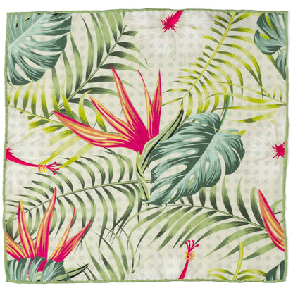 Tropical Leaf Multi Pocket Square