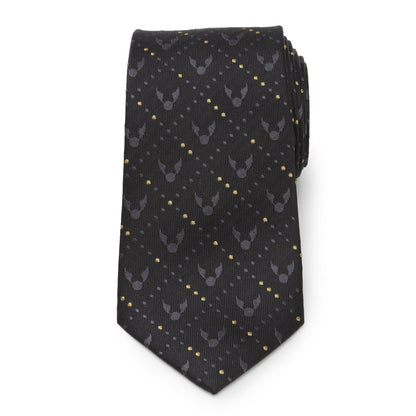 Golden Snitch Black Necktie Gift Set